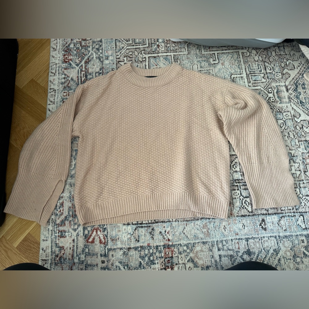 Pale pink knit Topshop sweater